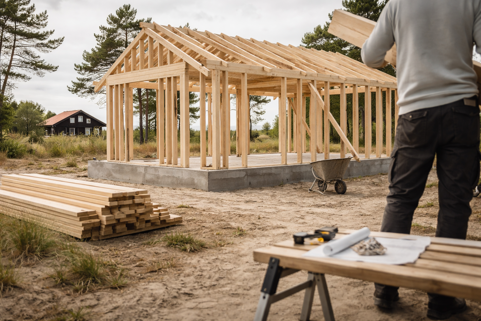 Byg selv sommerhus: Regler, budget, proces og typiske faldgruber
