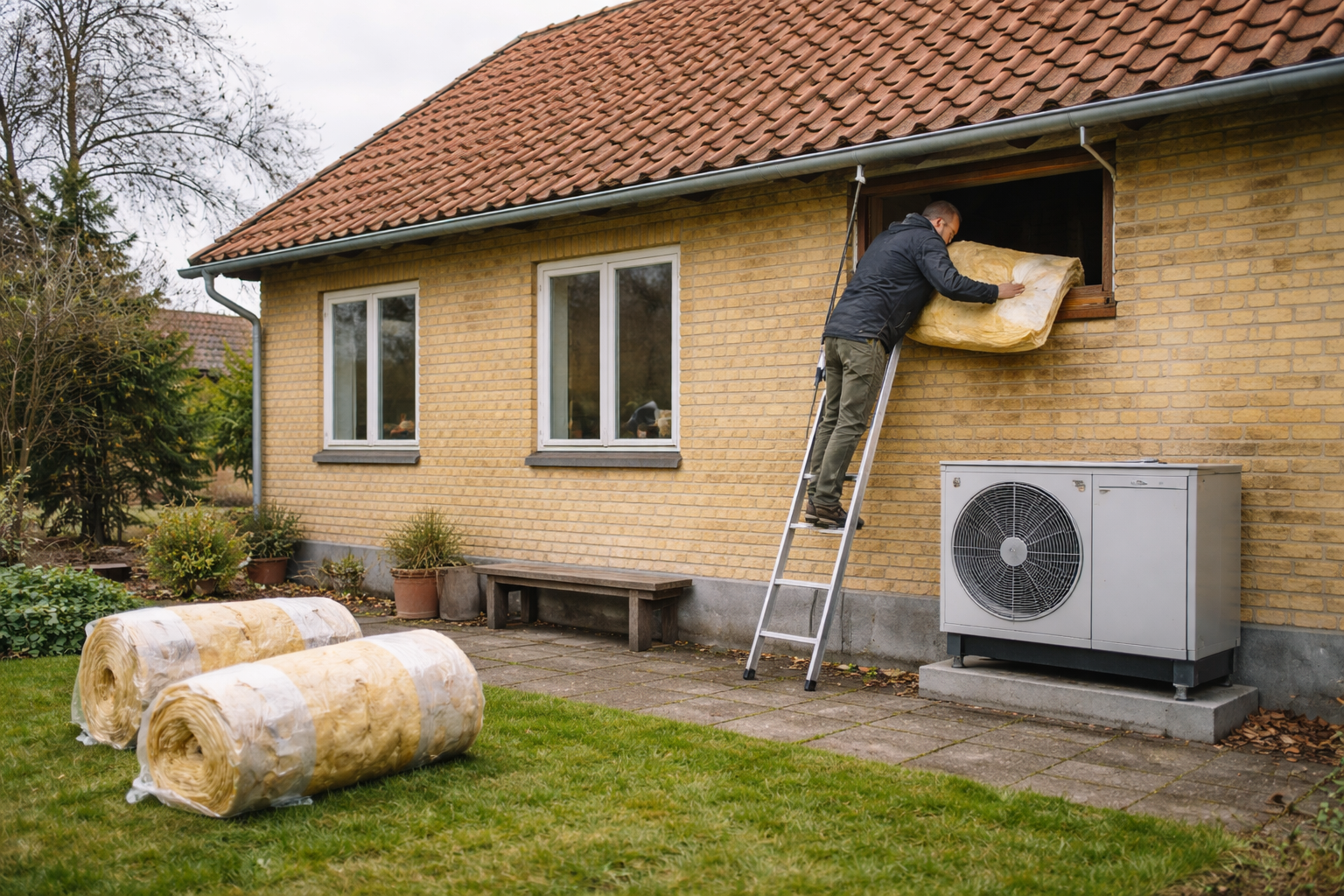 Energirenovering af funktionel villa: Hvad der typisk betaler sig - og i hvilken rækkefølge