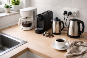 Hvor meget strøm bruger en kaffemaskine - og hvordan undgår du standby-spild?