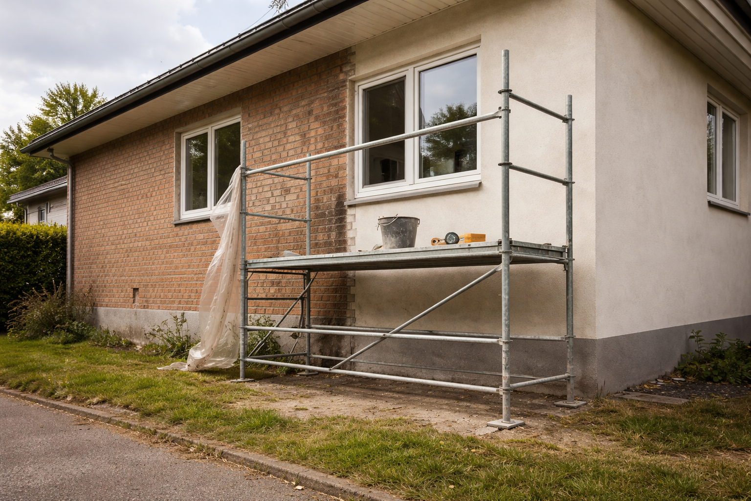 Facaderenovering pris 2026: m²-priser, metoder og realistisk totalbudget